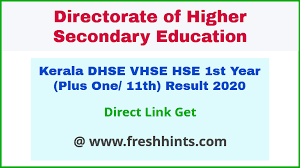 The directorate of higher secondary education (dhse) kerala has declared the kerala plus two result 2021. Kerala Board Vhse First Year Results 2020 Freshhints Com