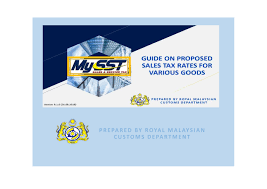 Malaysia levies two separate taxes: Marccus Discovery Malaysia 2018 Sst Sales Service Tax Proposed