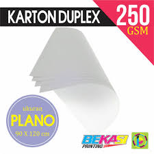 Kertas duplex umum untuk kemasan makanan dan nonmakanan. Jual Kertas Karton Tebal Duplex Dupleks Plano 90 X 120 Cm 250 Gsm Kota Bekasi Bekasi Printing Tokopedia