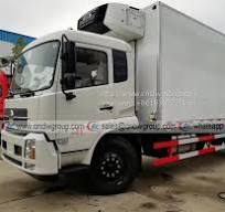 Dongfeng KingRun 10 ton 6.8m fridge van freezer truck reefer vehicle for sale