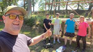 first track run! great day oot!