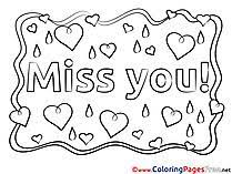 Use the links below to jump to a particular section, or scroll down the page to see all of our birthday wishes for friends. Miss You Coloring Cards