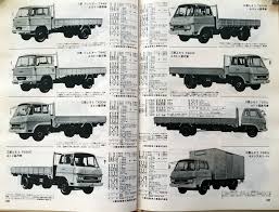 雑貨奥様 na twitterze 昭和46年発行 自動車ガイドブックvol 18 1971ー72年版 より1971ー72年の日本の自動車 商業車 まぁ ここらへんはかなりコアな人に伝わればヨシ 昭 vintage truck cars and motorcycles vintage japanese