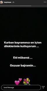 Tolgahan Sayisman Dhe Almeda Abazi Urojne Kurban Bajramin Ne Turqisht Dhe Shqip