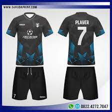 File ini dijual di graphicriver.net dengan harga $11 atau rp.154.000 anda bisa mendapatkan jersey dengan detail yang sangat bagus dan mockup ini siap dipakai tinggal anda custom desain aja dan tersedia juga dengan berbagai jenis kerah dan detail dengan ukuran file yang lumayan besar hingga 3200×2500px , 300 dpi. Desain Baju Bola Futsal 96 Reazor