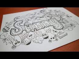 Divisi keputrian ppi istanbul mengadakan workshop mengenai cara menggambar doodle dan acara dimulai dengan perkenalan, setelah itu panitia menyiapkan alat dan bahan menggambar dan. Doodle Art Name Tutorial Cara Membuat Doodle Nama Youtube Doodle Art Name Doodle For Beginners Doodle Art