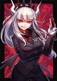 In the suits you can wear clothes not of the show ex=tea wear's akiza's or bulma's. 1197193 Silver Hair Anime Vertical Digital Art Tail Suits Lucifer Helltaker Demon Girls 2d Artwork Red Eyes Smirk Anime Girls Horns Kuroi Susumu Helltaker Portrait Display Mocah Hd Wallpapers