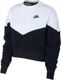 Nike Sportswear Heritage Fleece Sweatshirt Nordstrom Nike Women Outfits Nike Sportswear Women Outfits With Leggings