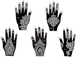 Also, like and subscribe fo. 5 Sheets Stencils Tattoo Set 5 Mehndi Templatetattoo Henna Designs For Hand Single Use For Henna Tattoo Glitter Tattoo Airbrush Tattoo Buy Online In Andorra At Andorra Desertcart Com Productid 48799587