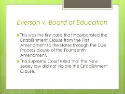 Supreme court stated that the establishment clause erects 'a wall of separation between church and state.' id. Ppt Gitlow Vs New York Powerpoint Presentation Free Download Id 2603015