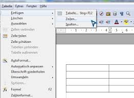 In einer spalte listen wir gemüsesorten auf, daneben steht die hat eure tabelle überschriften, lasst ihr das häkchen bei „tabelle hat überschriften bestehen. Openoffice Writer Tabellen Zeile Einfugen Oder Loschen Chip