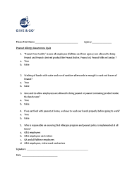 Our online multiple choice questions trivia quizzes can be adapted to suit your requirements for taking some of the top multiple choice questions quizzes. 5 Peanut Allergy Awareness Quiz Pdf