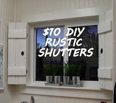 We offer 4 rustic window treatment ideas to inspire you to create your own unique rustic decor. Diy Furniture Create Your Own Beautiful Window Treatment With This Diy Rustic Shutters Tutoria Diy Loop Leading Diy Craft Inspiration Magazine Database