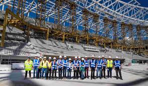 The qatar 2022 fifa world cup bid was a bid by qatar to host the 2022 fifa world cup. Qatar And Fifa Assess Progress At World Cup Stadiums See You In 2022