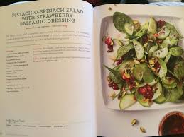 Pistachio Spinach Salad W Strawberry Balsamic Dressing From How Not To Die Cookbook Spinach Strawberry Salad Salad With Balsamic Dressing Balsamic Dressing