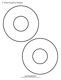 Free Printable Donut Template