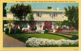 Residence Of Mr And Mrs George Burns Beverly Hill George Burns Celebrity Houses Hollywood Homes