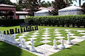 Keep it friendly and focused; Life Size Chess Set Rock Garden Design Life Size Chess Set Garden Design