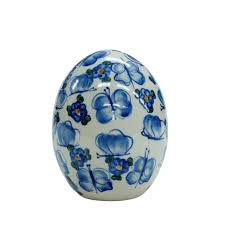 Faux ceramic chicken eggs white 1 dozen dummy nesting hatch training nesting eggfrom $24.99 vtg easter bunnies colorful ceramic stacking rabbits with easter eggs 10.5 tallfrom $22.00 vintage ceramic easter eggs set of 2 glazed multi colored handmade 101from $2.99 Ceramic Easter Egg Medium A421 D13 Andy Polish Pottery Factory Store