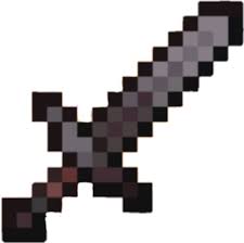 Knowing where to find minecraft netherite and how to make a netherite ingot is important since the this allows you to craft some extremely hardy items from it, offering solid protection when you. Minecraft Netherite Sword Sticker By Szymeq 3