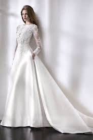 Ivory Embellished Elegant Long Sleeves Wedding Dresses With V Back Elegant Long Sleeve Wedding Dresses Classy Wedding Dress Wedding Dress Long Sleeve