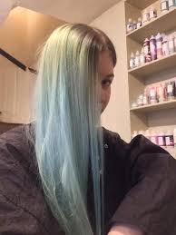 Then, you can dye your hair blue and use some special techniques to. Help Does Anyone Have Any Tips On Getting Rid Of Blue Stained Hair With A Green Band From Bleach Covering Regrowth Hair