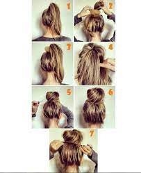 Easy Updo Faule Frisuren Frisuren Fur Die Arbeit Hochsteckfrisuren Mittellang