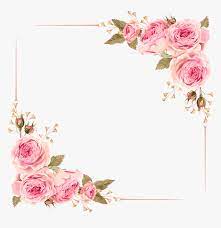 flower border flower clipart frame border png border simple flower frame transparent png is free transparent png kartu bunga bunga vintage bingkai bunga