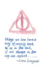 Luna Lovegood Quote With Deathly Hallows Symbol Original Etsy Luna Lovegood Quotes Luna Lovegood Book Quotes Tattoo