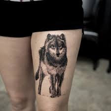 Black And Grey Realism Wolf Tattoo Pin On Inked
