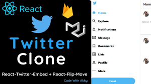 Twitter Clone Using React Firebase Hosting And Real Time Storage React Twitter Embed Features In 2020 Real Time Hosting Embedding