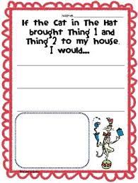 Cat In The Hat Writing Prompt Writing Prompts For Kids Dr Seuss Activities Writing Prompts
