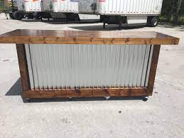 Ever since corrugated metal has come indoors as a design element, a touch of rust may add character to the shabby chic clean the corrugated metal with the solution to remove all dirt, grease or grime. Provincial 8 Foot Rustic Style Wood Corrugated Metal Etsy