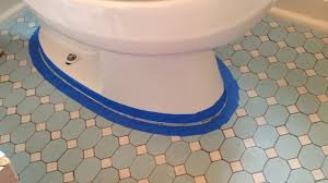 Measure it from the wall. Caulking A Toilet Base Youtube