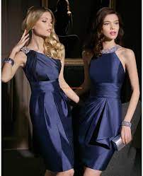 Robe demoiselle d honneur rouge courte satin chic robe de. Robe De Cocktail Courte Satin 2014 Dresses Cute Dresses For Party Evening Dresses Short
