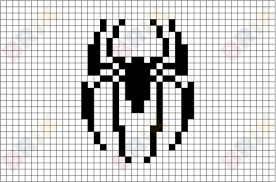 Spider Pixel Art Pixel Art Minecraft Pixel Art Pixel Art Design