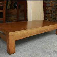Meja makan merupakan unsur penting dari sebuah ruang makan yang ada di rumah anda. Jual Meja Makan Lesehan Kayu Jati Minimalis Kab Jepara Asyifa Jati Furniture Tokopedia