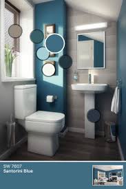 Color accents add character in the bathroom. Love The Color Scheme Modern Bathroom Colours Small Bathroom Colors Small Bathroom Paint
