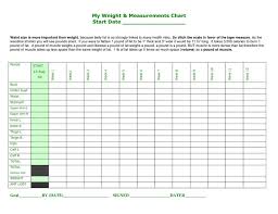 Weight Loss Challenge Chart Template