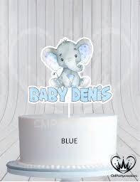 I just wanted to let you know that the cake for the baby shower was a huge success. Elephant Baby Shower Cake Topper Greeting Cards Party Supply Party Supplies