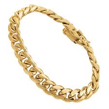 91.80 grams) with white diamonds (approx. 18k Yellow Solid Gold Miami Cuban Link Bracelet 11 Mm