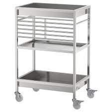 Ikea stainless steel kitchen cart flytta husky puppies. Kungsfors Kitchen Cart Stainless Steel 235 8x153 4 60x40 Cm Ikea Kitchen Cart Kitchen Island Cart Ikea Kitchen Remodel