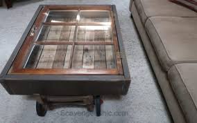 Industrial vintage metal table original:42x25x18. Upcycled Hand Cart Coffee Table Version Ii Scavenger Chic