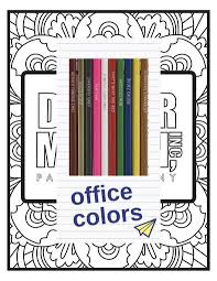 Did you scroll all this way to get facts about the office coloring book? The Office Coloring Pages 5pck Pop Colors