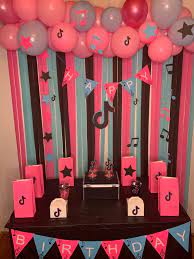 Tik Tok Party Ideas Diy Cat Birthday Party Party Themes Bday Party Theme