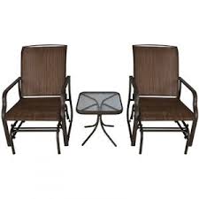 3 Pc Glider Patio Set Patio Set Patio Outdoor Chairs