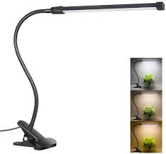 Amazon Com V Smart Life Led Desk Lamp Dimmable Eye Care Reading Light 3 Color Changing 10 Level Brightness Mental Flex Clamp Lamp Clip On Light For Bedroom Led Table Light Black Home