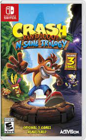 Crash Bandicoot N Sane Trilogy Nintendo Switch Crash Bandicoot Nintendo Switch Games Bandicoot