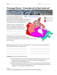 Drainage Basins Where Does All Of The Water Go