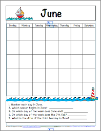 june calendar for kids free printable buggy and buddy